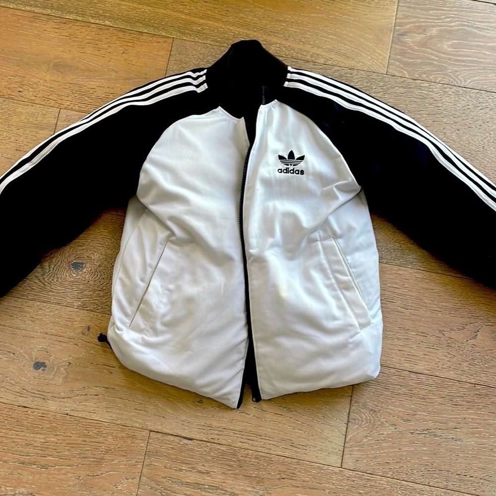 Brand new Adidas ski jacket. Reversible.